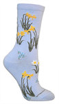 Daffodils on light blue LW364