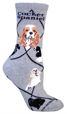 Cocker Three Spaniels Gray PH358