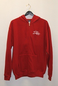 Stowe Vermont Zip Hoodie - Red