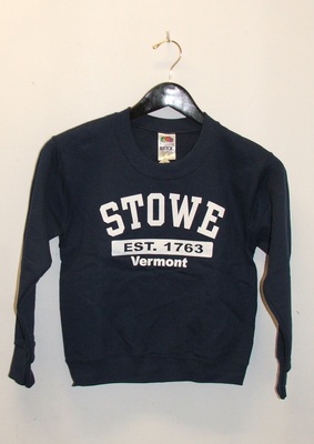 Children's Stowe Vermont Crew Neck Sweatshirt