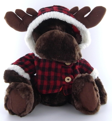 Moose with Wool Jacket