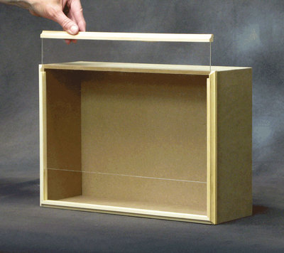 4 1/2 Deep Front-Opening Display Case