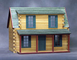 Finished Adirondack Cabin Dollhouse