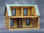 Finished Adirondack Cabin Dollhouse