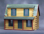 Finished Adirondack Cabin Dollhouse
