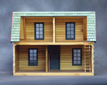 Finished Adirondack Cabin Dollhouse