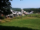 Property (house is about half way down hill)