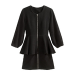Peplum Coat