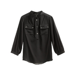 Pocket Blouse in Black