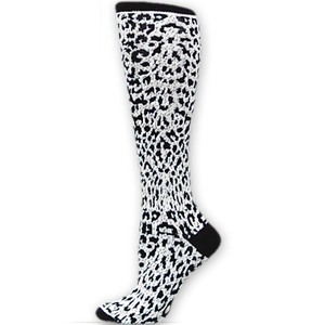 Fashion Knee High Snow Leopard Print
