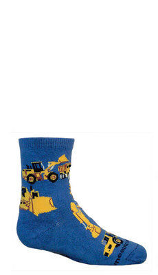 Child Earth Movers on blue PH993s
