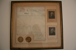 USA Patent # 36, 1791 Signed by George Washington and Thomas Jefferson and Edm. Randolph on verso -sold at the auction $19,800