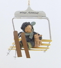 Bear on Chair Lift