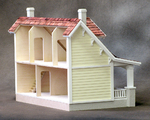 1/2 Inch Scale Classic Bungalow Dollhouse Kit