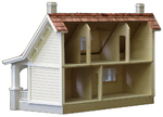 1/2 Inch Scale Classic Bungalow Dollhouse Kit