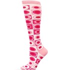 Fashion Knee High Squares and Circles/Pink
