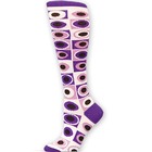Fashion Knee High Squares and Circles/Purple
