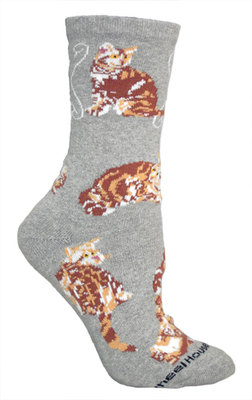 Tabby, Orange on gray PH1022