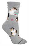 Calico Cats on gray PH1023