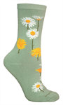 Daisies on mint LW585
