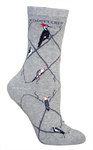 Woodpeckers on gray LW567