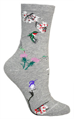 Hummingbirds on gray LW575