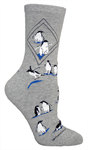 Penguins on gray LW570