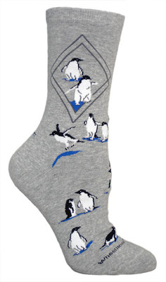 Penguins on gray LW570