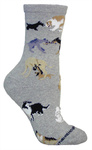 Dogs All Over on gray PH1062