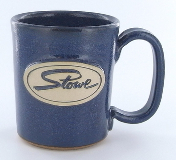 10 oz Handcrafted Stoneware Mug with Stowe Logo(Available in 5 Colors!)