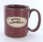 10 oz Handcrafted Stoneware Mug with Stowe Logo(Available in 5 Colors!)