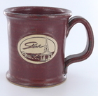 14 oz Handcrafted Stoneware Mug with Stowe Logo and Historic Church(Available in 4 Colors!)
