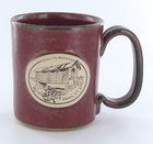 10 oz Handcrafted Stoneware Mug with Emily's Bridge(Available in 7 Colors!)