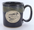 10 oz Handcrafted Stoneware Mug with Emily's Bridge(Available in 7 Colors!)
