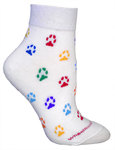 Colorful Cat Prints white LW545