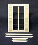 Simplicity Assembled Window with Shutter