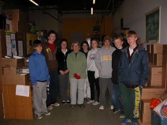 Lamoille County Food Shelf Community Service Project