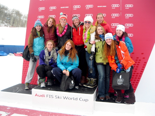 MMWA Girls at the World Cup in Beaver Creek