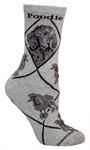 Poodle, Gray on gray PH1082