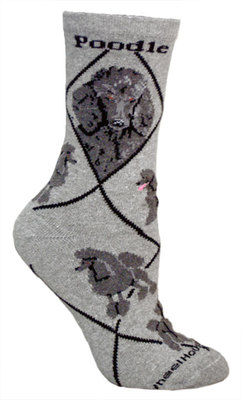 Poodle, Gray on gray PH1082
