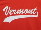 Vermont Swoosh Tee - Red