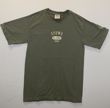 Stowe Vermont Established Tee Shirt -Hunter