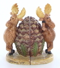 Pine Cone Moose Salt and Pepper Shakers