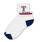 Texas Rangers Short Crew Roll Down Sock