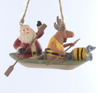 Santa & Moose Stowe, Vermont Ornament