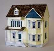 Front-Opening Victorian Dollhouse Kit & Component Set - 1/2 inch scale