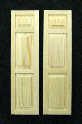 3-Panel Dollhouse Shutters (pair)