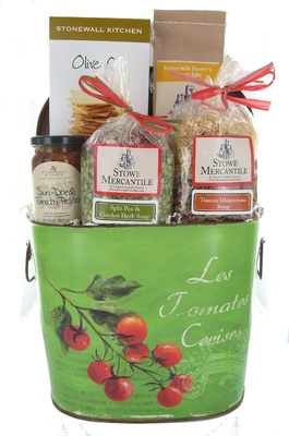 Vegatable Tin Gift Basket