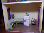 Here is the kitchen - a bit sparse but Carole said she wasn't completely done yet.