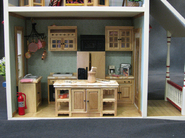 My inspiration was things I don't have in my real house but would like someday...therefore I made a 